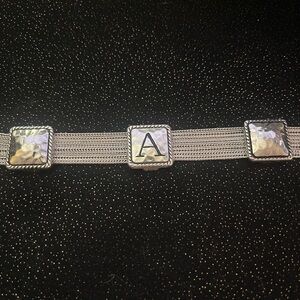 Initial A Bracelet